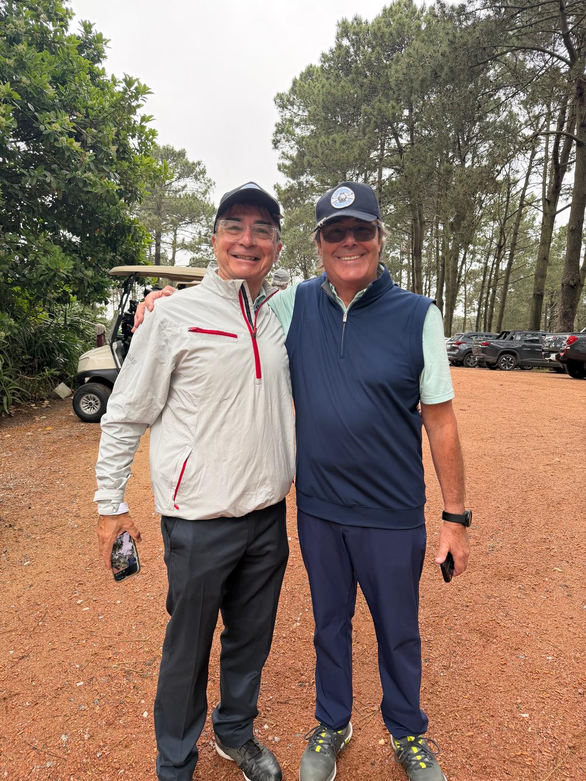 Fernando Mengual y Gustavo Alvarez integrantes de Solo Golf